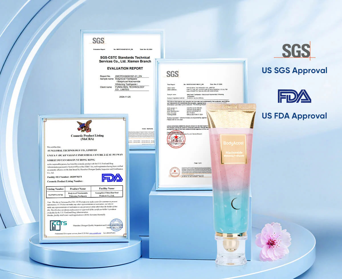 BodyAccel | Pasta dental blanqueadora de niacinamida