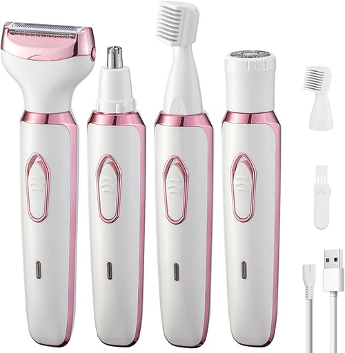 Afeitadora Eléctrica 4 en 1 para Mujeres Kit