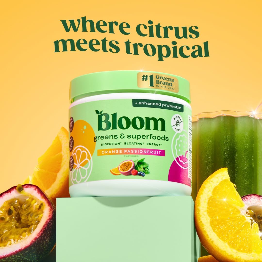 Bloom | Polvo de Verduras Verdes con Enzimas Digestivas y Probióticos