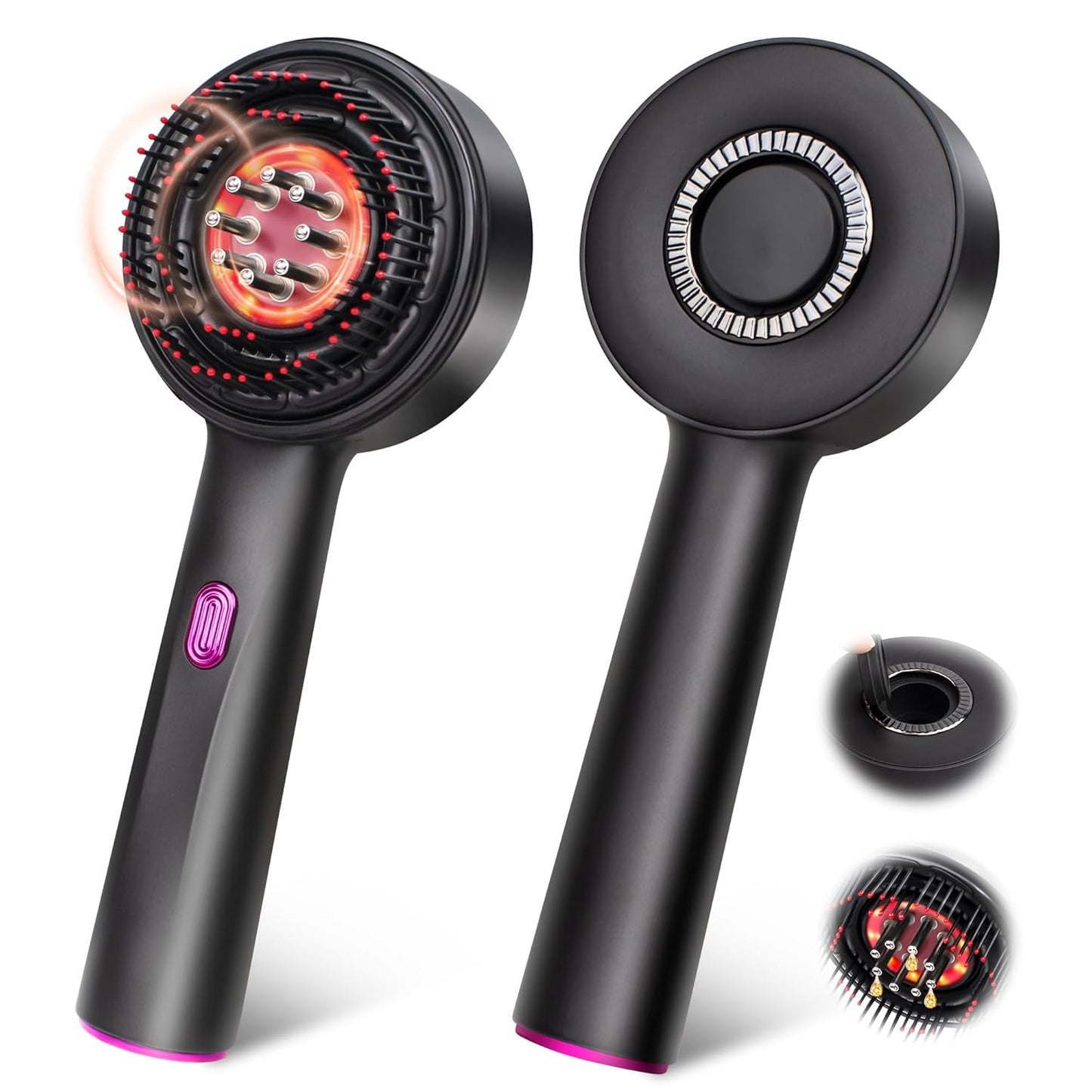 Masajeador de cuero cabelludo 3 en 1