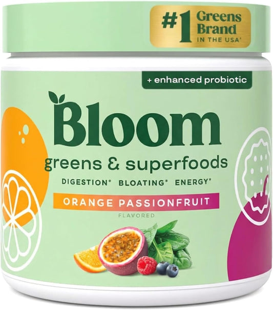 Bloom | Polvo de Verduras Verdes con Enzimas Digestivas y Probióticos